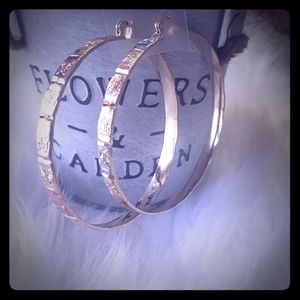 14kt gold filled hoop earrings